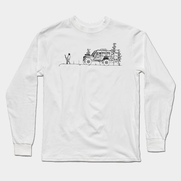 Clarke Griffin ft. Rover 1 Long Sleeve T-Shirt by freddyhlb